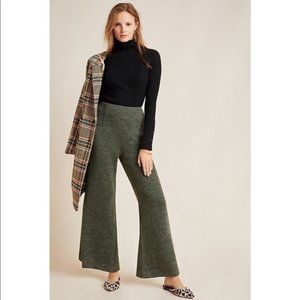 Anthropologie Jessy B Wide Leg Pants green